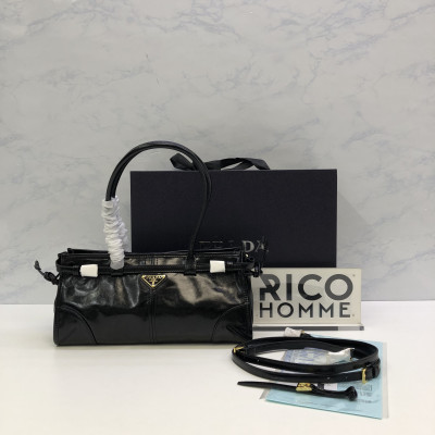 프RA다 보니 미디엄 가죽 핸드백 (3color)