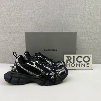 발렌시A가 3XL 트레이너 스니커즈 (블랙)