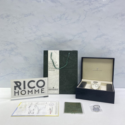 오데*피게 로얄오크 15500 스틸 흰판(WHITE) (싱크 98% 1:1 HIGH PREMIUM)