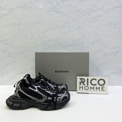 발렌시A가 3XL 트레이너 스니커즈 (블랙)