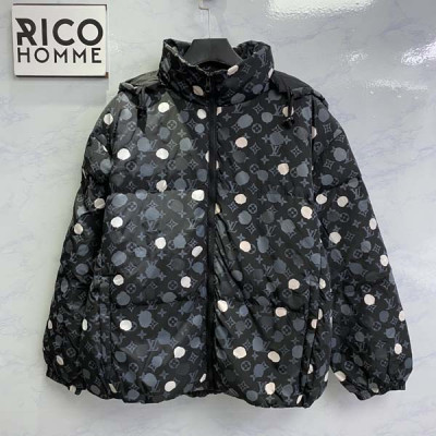 루이B통 X YK 모노그램 페인팅 도트 구스다운 패딩 자켓 (1:1 HIGH PREMIUM)