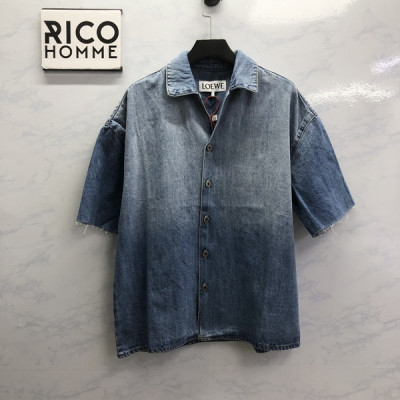 로E베 슬리브 애너그램 워시드 반팔 셔츠 (1:1 HIGH PREMIUM)