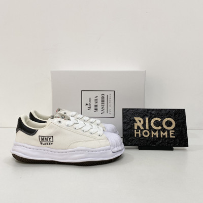 메종 미하라 야S히로 블레이키 OG 로우 탑 스니커즈 화이트