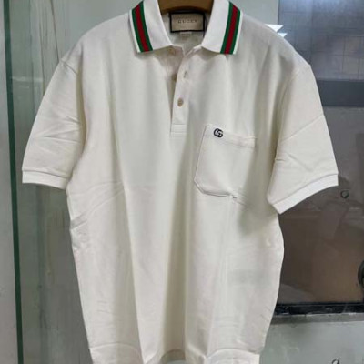 9찌 더블GG 스몰로고 폴로 반팔 셔츠 (1:1 HIGH PREMIUM)