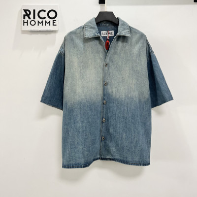 로E베 슬리브 애너그램 워시드 반팔 셔츠 (1:1 HIGH PREMIUM)