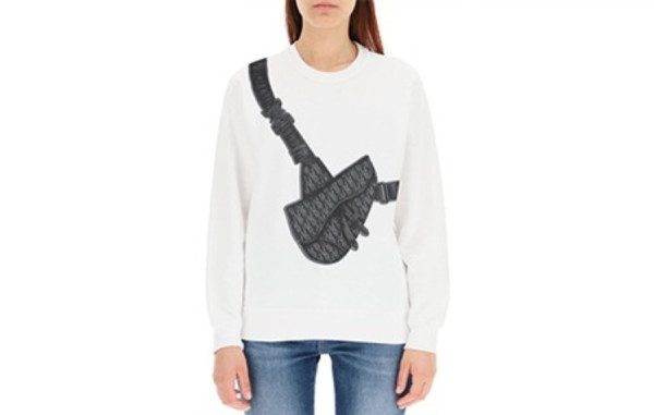 D올 새들백 프린팅 맨투맨 (2color)