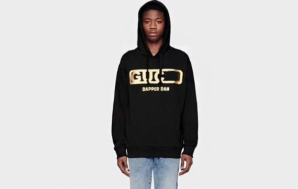 9찌 Dapper Dan 골드로고 후드티셔츠 (PREMIUM)