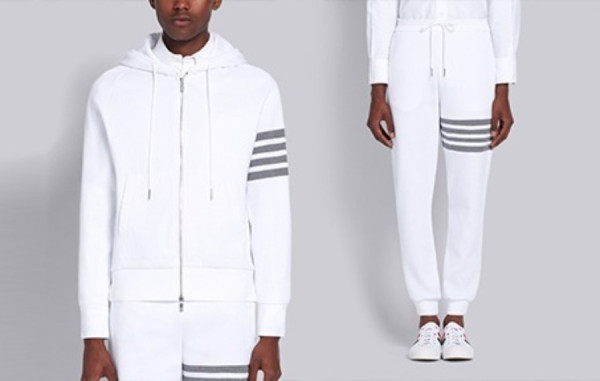 남녀공용 톰*라운 4-바 래글런 & 와플 트레이닝 세트 화이트 (PREMIUM)