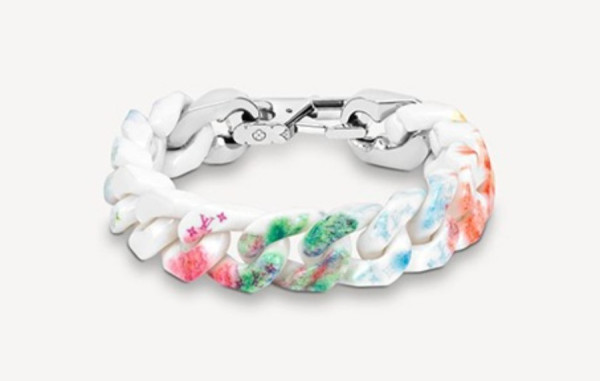 루이B통 파스텔 체인 링크 팔찌