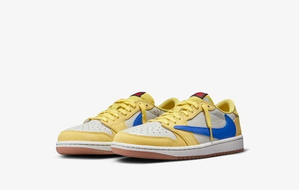 N*KE X 트래비스 스캇 에어 조던 1 로우 카나리