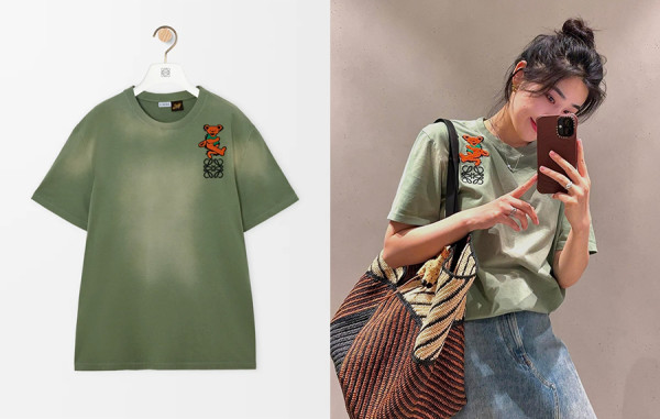 로E베 댄싱 베어 테리 반팔 티셔츠 (PREMIUM)