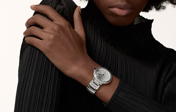 까르*에 발롱블루 스틸 다이아 실버다이얼 미디움 36mm 1:1 최상급 (싱크 97.6%)