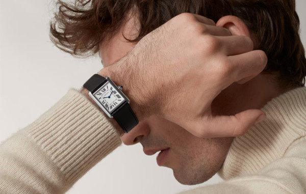 까르*에 탱크 머스트 스틸 가죽스트랩 라지 쿼츠 33.7mm×25.5mm 1:1 최상급 (싱크 97.6%)