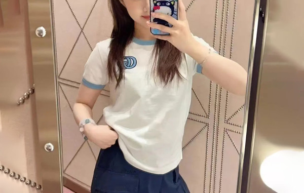 9찌 GG 레터링 저지 반팔 티셔츠 (1:1 HIGH PREMIUM)