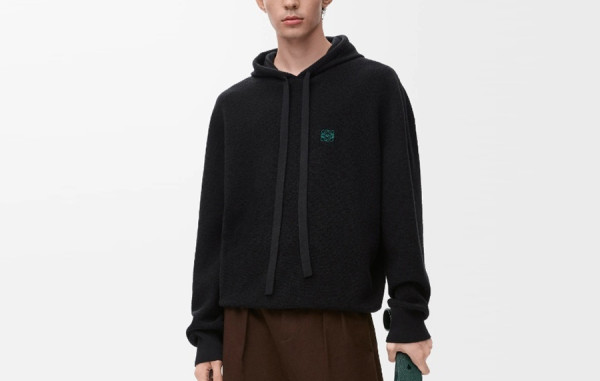 남녀공용 로E베 애너그램 울 니트 후드 티셔츠 (PREMIUM)