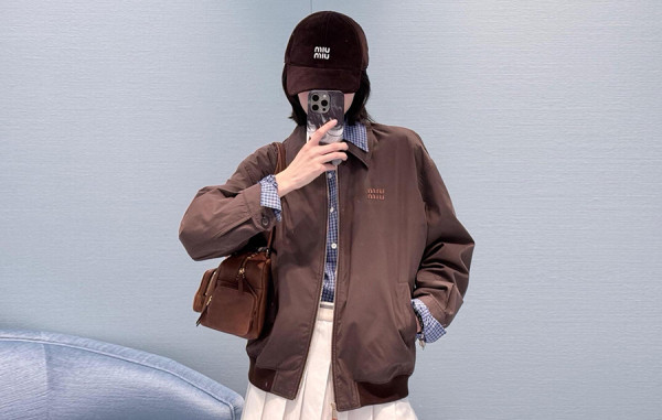 미*미* 파나마 프레피 블루종 자켓 (PREMIUM)