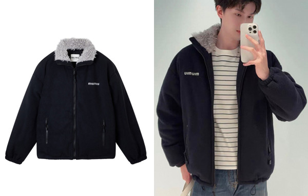 남녀공용 미*미* 플리스 하이넥 다운 자켓 (PREMIUM)