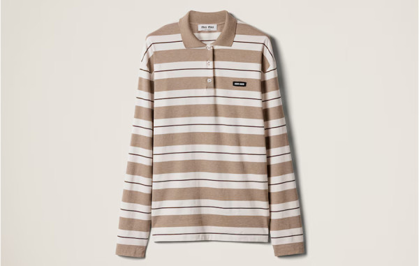 남녀공용 미*미* 스트라이프 폴로 롱슬리브 티셔츠 (PREMIUM)