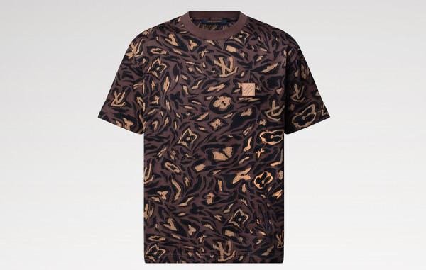 루이B통 모노그램 마롱 자카드 반팔 티셔츠 (PREMIUM)