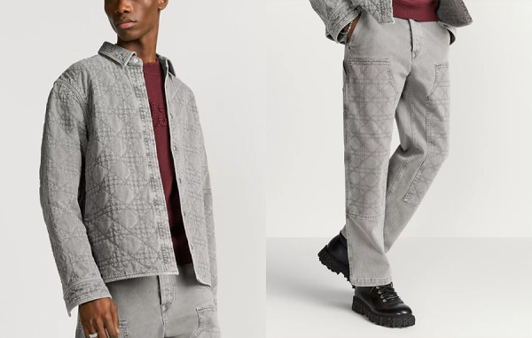 D올 까나쥬 카펜터 자카드 자켓 & 데님 팬츠 (1:1 HIGH PREMIUM)